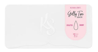 Kiara Sky - Gelly Tips Box 500pcs - Stiletto SHORT